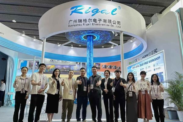 Rigal at Canton Fair Rigal team at Canton Fair